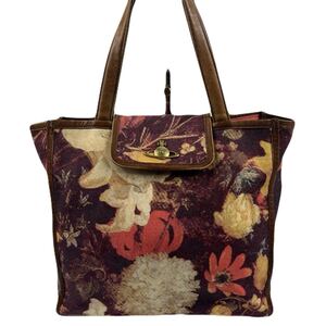 1円〜【入手困難品】 ヴィヴィアンウエストウッド Vivienne Westwood トートバッグ ハンドバッグ オーブ マルチカラー