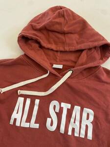 CONVERSE コンバース ALL STARパーカー　レディースLL トレーナー　身長154〜162cmフードパーカー