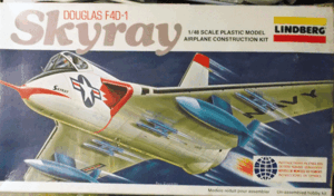 リンドバーグ/1/48/アメリカ海軍ダグラスF4D-1スカイレイ艦上戦闘機/未組立品