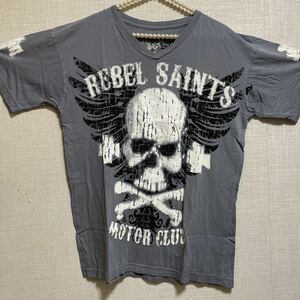 REBEL SAINTS MOTOR CLUB スカル クロス 新品 #TATOO #スカル #バイカー #ローライダー #HIPHOP #アメ車 #格闘技 #タトゥー