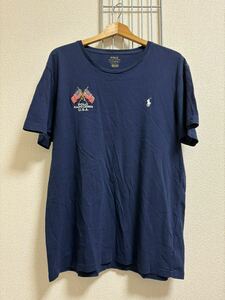 ［POLO RALPH LAUREN］ラルフローレン　半袖Tシャツ ネイビー　L G Y3271