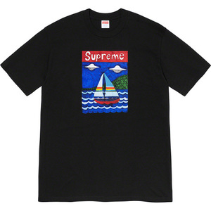 Supreme 20SS Week8 Sailboat Tee Black Small オンライン購入 国内正規 新品 納品書タグ付 シュプリーム セイルボート Tシャツ 黒 Sサイズ