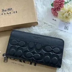 コーチ COACH 長財布 メンズ オプア ート ブラック アウトレット