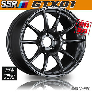 ホイール新品 1本のみ SSR GTX01 フラットブラック 19インチ 5H114.3 8.5J+38 業販4本購入で送料無料