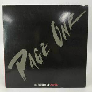 【中古】LP ALFEE PAGE ONE～13 PIECES OF ALFEE C28A0309