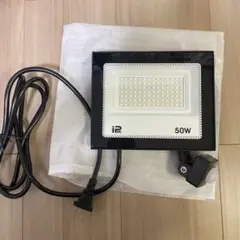 1台 50WLED投光器 IP66防水 センサーライト 昼白光1.8ｍプラグ付き