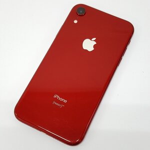 《現状品》docomo Apple iPhoneXR 64GB (PRODUCT)RED A2106 MT062J/A SIMロックなし 店頭/併売《家電・60サイズ・福山店》O1159