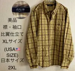 AXIS LA比翼仕立てボタンダウンＸＬサイズ(US SIZE)日本サイズ２ＸＬ