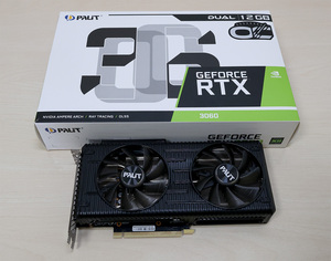 PALIT GeForce RTX 3060 DUAL OC 12GB GDDR6 192bit