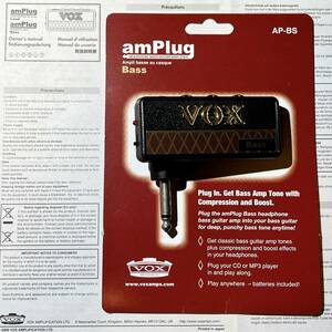 VOX amPlug Bass AP-BS ベース用ヘッドフォンアンプ 電池駆動 自宅練習用