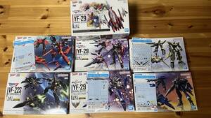 HG マクロスシリーズ　６体セット（＋水転写デカール＋拡張セット） 1/100 YF-19 YF-21 VF-19改 VF-22S YF-29 