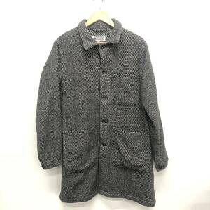 【ENGINEERED GARMENTS】エンジニアド ガーメンツ ★コート ショップコート ウール サイズM ツイード グレー 09