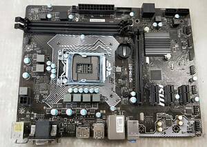 【中古パーツ】BIOS確認のみ、MSI H110M-S01 マザーボードＩＯパネル付 LGA1151 ■MB1754