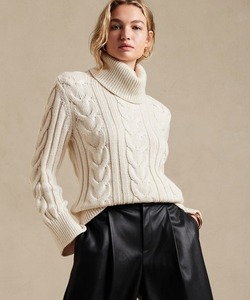 「BANANA REPUBLIC FACTORY STORE」 タートルネックニット X-SMALL ホワイト レディース