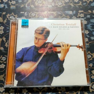 CD 2枚組　国内盤　タニア・テツラフ J.S.バッハ:無伴奏ヴァイオリン・ソナタ　TOCE11597 ・8 即決　送料込み　