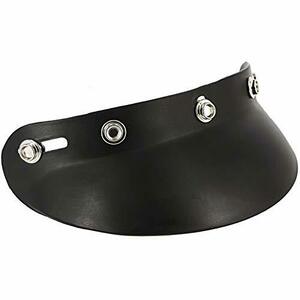 5スナップ ヘルメットサンバイザー ブラック (Matte Black) 5-Snap Visor