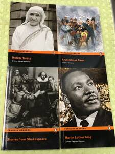 PENGUIN READERS★LEVEL1/2/3★「Mother Teresa」「A Christmas Carol」「Stories from Shakespeare 」「Martin Luther King」送料185円～