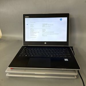 JXJK5498 HP ProBook 430 G5/Core i5-7200U /メモリ:8G/SSD：256/BIOS確認/3台セット