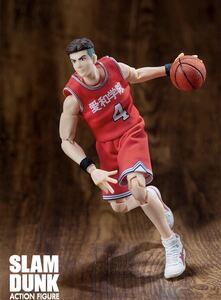 【即納】レア スラムダンク 1/10 可動フィギュア 諸星大 4号 愛和学院 赤ユニフォーム SLAMDUNK ACTION FIGURE 非s.h.figuarts figma