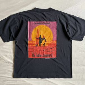 激レア! 90s The Endless Summer Ⅱ オフィシャル ムービー Tシャツ XL ビンテージ USA製 サーフ アート 映画 コピーライト