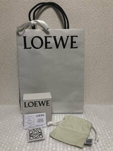 LOEWE ロエベ 空箱 巾着袋 ショッパー 紙袋付 空箱サイズ 幅約9.5㎝ 高さ約4.5㎝ 奥行き9.5㎝ 現倉A 貴021