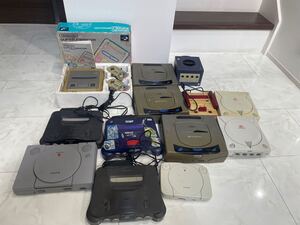 大量 ニンテンドー 64 SEGA スーパーファミコン セガ PS ゲームキューブ Nintendo SONY ゲーム機 本体 13台 まとめ売り ジャンク品