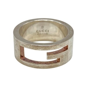 ◎◎ GUCCI グッチ Gリング 8号 SILVER925 箱付 傷や汚れあり