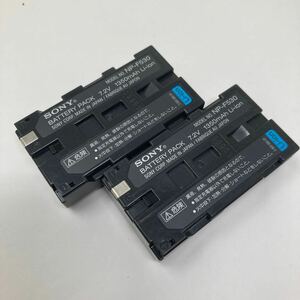 中古 2個セット SONY 純正 バッテリー NP-F530 ソニー 電池 10051135