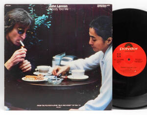 ★美盤 US ORIG PROMO ONLY 12inch★JOHN LENNON/Nobody Told Me 1983年 12インチは北米プロモ盤のみ 高音圧 実質 白プロモ Milk And Honey