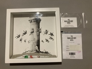  完売品 banksy バンクシー ホテル オブジェ HOTEL BOX SET dismaland The Walled Off Hotel Boxset Banksy ボックス バンクシー