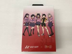 AVIOT トゥルーワイヤレスイヤフォン 物語シリーズコラボ 蕩(トレ) TE-D01V-MGT ※傷あり 中古品 sykdetc081402