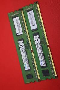 C9441 ★2枚 Samsung メモリ 4GB 1Rx8 PC3-12800U-11-12-A1★