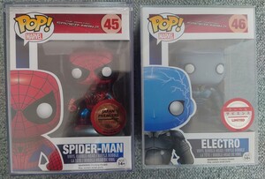 【超レア】 Funko Pop! アメイジング スパイダーマン2 ジャパンプレミア限定版 トイサピエンス限定版 エレクトロ 2体セット SPIDER-MAN