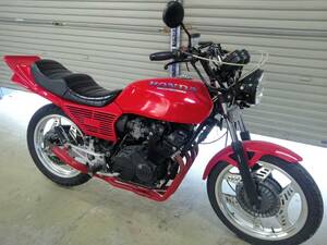 CBX400F 始動＆走行できますがエンジン半ジャンク　タイヤ前後新品　車検切れですが水戸ナンバー付き　盗難の恐れがあるため現車確認不可！