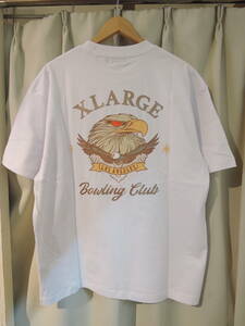 X-LARGE XLARGE エクストララージ BOWLING CLUB S/S TEE ホワイト Lサイズ 人気商品 送料￥230～ 値下げしました！