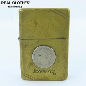 ZIPPO/ジッポー 1937レプリカ ダイアゴナルライン コインメタル貼/1986年製 /UPK