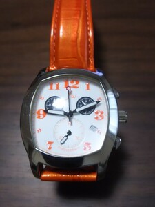 ★IDA WATCH★fw★レディース腕時計★横浜元町★中古品品★ベルト オレンジ★