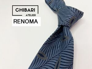 タグ付【超美品】RENOMA　レノマ　チェック柄 ネクタイ 3本以上 送料無料 メンズ ネイビー　1104217