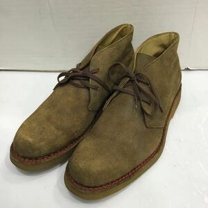 【paraboot パラブーツ】25764 チャッカブーツ US8.5 キャメル スウェード フランス製 2410oki h