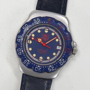 1円 不動品 腕時計 タグホイヤー TAG HEUER フォーミュラ1 370.513 クォーツ ボーイズ ブルー 同梱不可