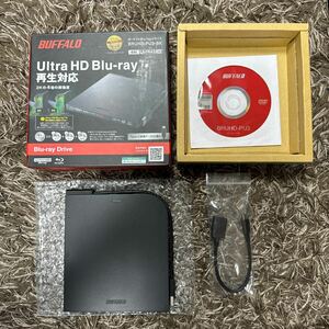 新品未使用品 バッファロー BUFFALO BRUHD-PU3-BK 【Ultra HD Blu-ray対応】 ブルーレイドライブ USB3.0 ブラック