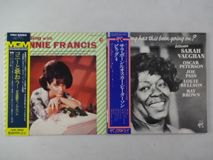 J170 LP×2 all帯付 「CONNIE FRANCIS/LET’S SING WITH CONNIE FRANCIS」、、、他 ※ポスター付き含