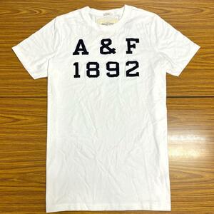 未使用 アバクロ メンズ ビンテージ 半袖Tシャツ ホワイト XXL (A099)