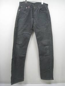 LEVIS LEVI STRAUSS&CO. 551 551-6932 リーバイス コーデュロイパンツ 白タブ 緑 グリーン サイズW31L34