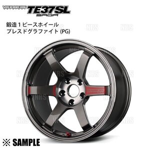 在庫限り 超激安 VOLK RACING TE37 SAGA SL 18x9.5J INSET/+45 100-5H　4本セット/鍛造/超軽量(06588954596PG-4S