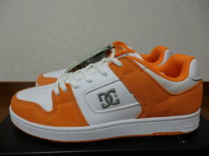 即決☆レア！限定！♪新品未使用 DC SHOES ＤＣシューズ スニーカー マンテカ ４ MANTECA 4 S M SHOE 26.0cm ホワイト オレンジ