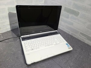 【ジャンク品】管1E68 NEC Lavie LL750/F PC-LL750F26W CPU core i7-2670QM HDD無し、メモリー無し、バッテリ－無し　通電OK 液晶割れあり