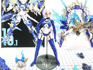 コトブキヤ　メガミデバイス　皇巫　スサノヲ　蒼炎　組立済み　組済み　現状販売品　プラモ　同梱OK　1円スタート★S