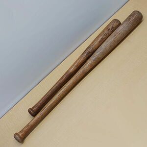 昭和　ビンテージ　当時物　野球　バット　木製バット　２本セット　
