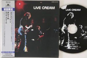 CD Cream Live Cream (Peper Sleeve) POCP9116 (PROMO) POLYDOR Japan 紙ジャケ プロモ /00110